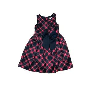 H&M Girls Holiday Plaid Dress Size 5-6